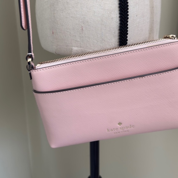 NWOT, Kate Spade Pink Crossbody Bag with thin wallet/card holder - Picture 2 of 9